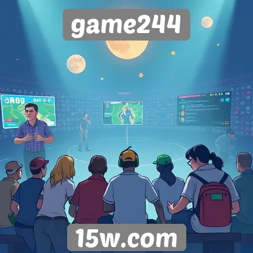 Explorando as comunidades de jogadores no game244